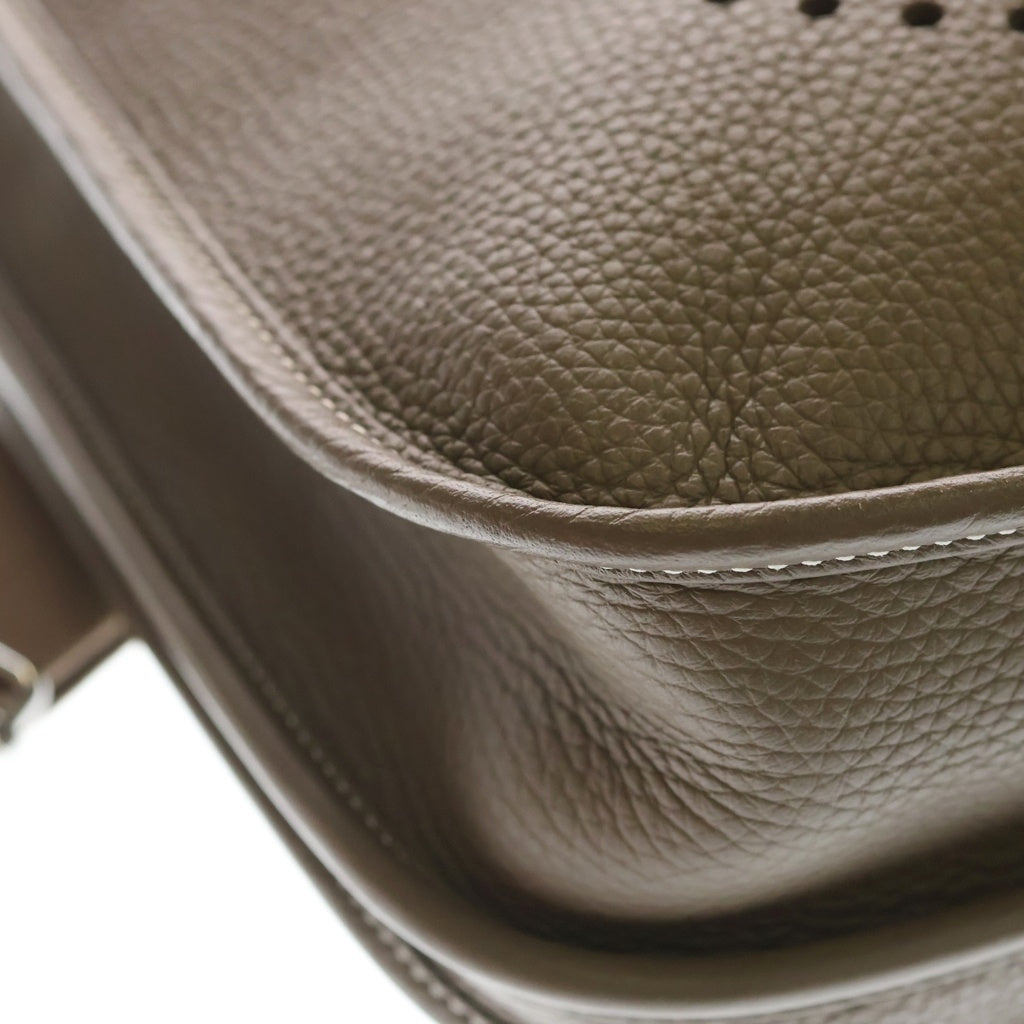HERMES(エルメス) エブリンPM トリヨンクレマンス シルバー金具 ショルダーバッグ B刻印 エトゥープ レディース