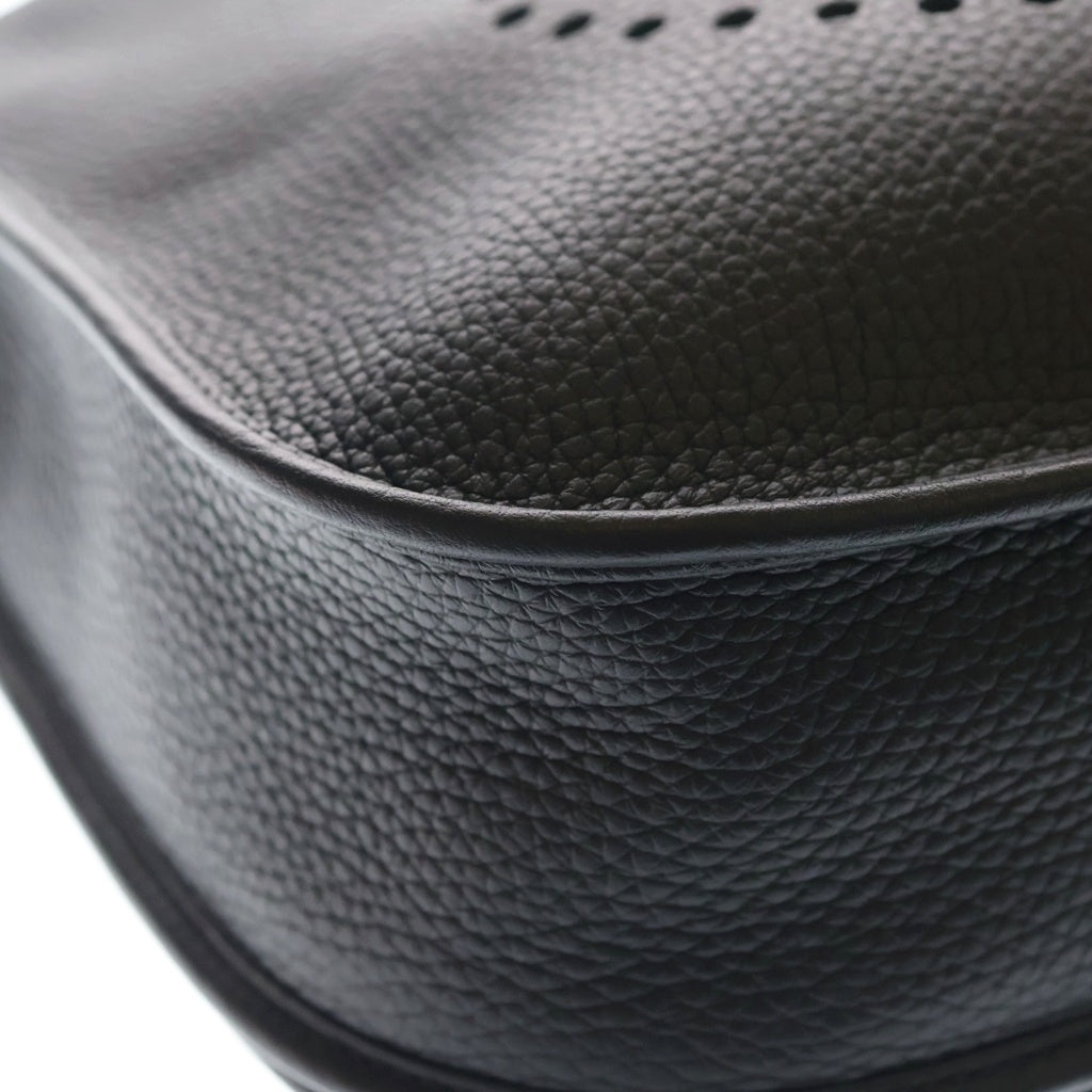 HERMES(エルメス) エブリンPM トリヨンクレマンス シルバー金具 ショルダーバッグ K刻印 ノワール ブラック レディース