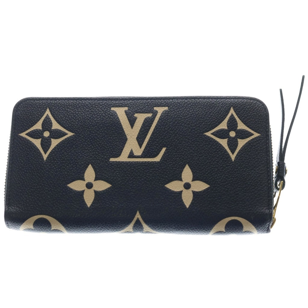 LOUIS VUITTON(ルイヴィトン) モノグラムアンプラント ジッピーウォレット 長財布 カードケース ブラック バイカラー M80481 ゴールド金具