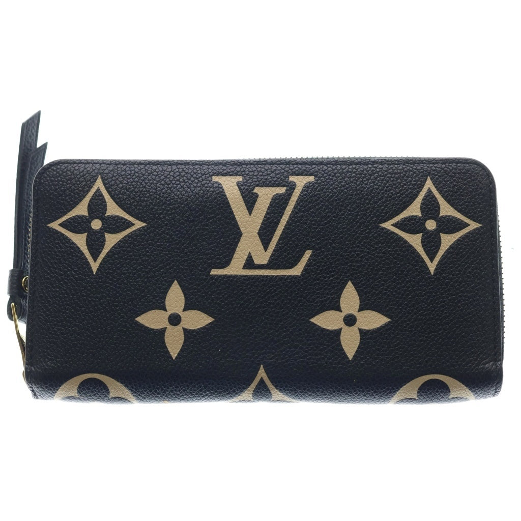 LOUIS VUITTON(ルイヴィトン) モノグラムアンプラント ジッピーウォレット 長財布 カードケース ブラック バイカラー M80481 ゴールド金具