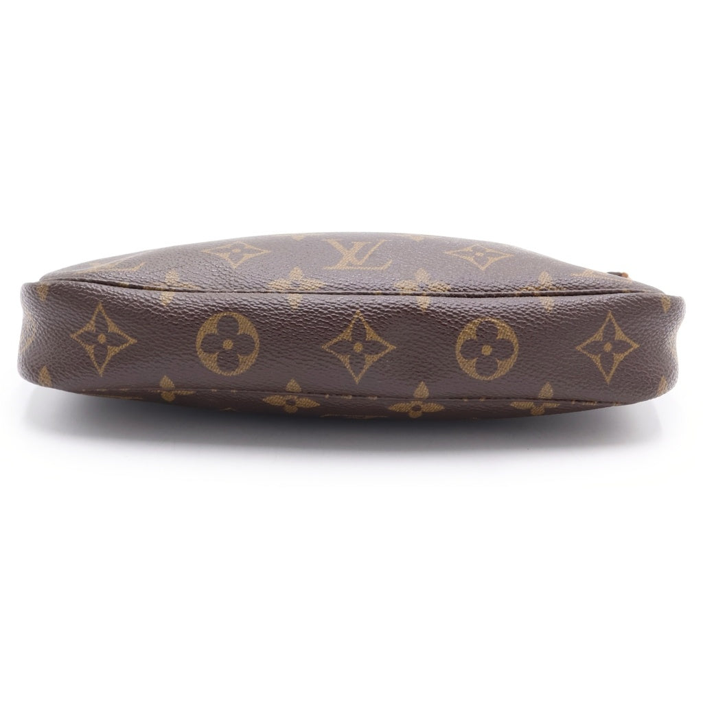 LOUIS VUITTON(ルイヴィトン) ポシェットアクセソワール ポーチ モノグラム PVC レザー ブラウン M51980 レディース