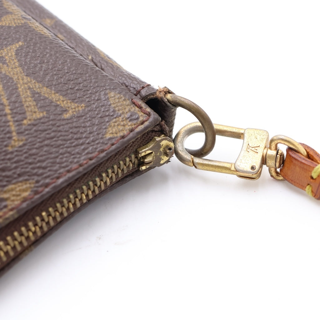 LOUIS VUITTON(ルイヴィトン) ポシェットアクセソワール ポーチ モノグラム PVC レザー ブラウン M51980 レディース