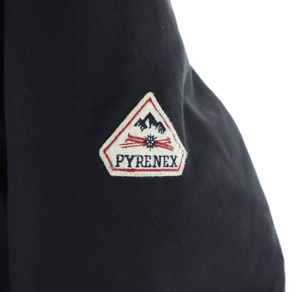 PYRENEX(ピレネックス) アヌシー ファー フーデッド ダウンジャケット ブラック