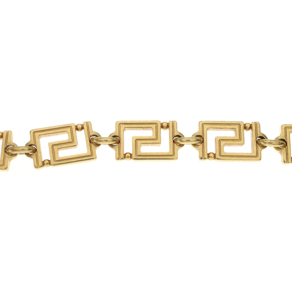 VERSACE(ヴェルサーチ) グレカ チェーン ネックレス ゴールド レディース