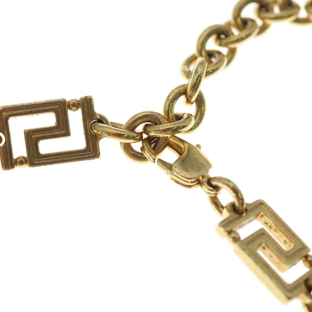 VERSACE(ヴェルサーチ) グレカ チェーン ネックレス ゴールド レディース