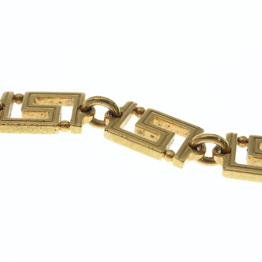 VERSACE(ヴェルサーチ) グレカ チェーン ネックレス ゴールド レディース