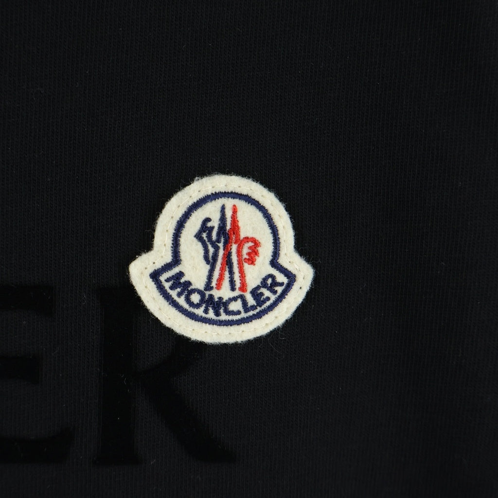 MONCLER(モンクレール) ■ロゴワッペンTシャツ 黒 コットン #L RN116347