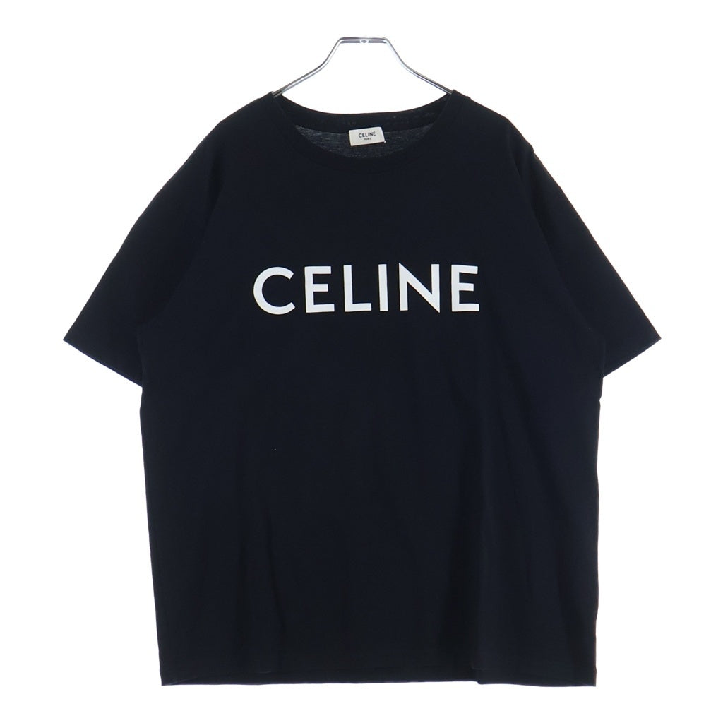 CELINE(セリーヌ) ■ルーズ Tシャツ 黒 コットン #L 2X681671Q