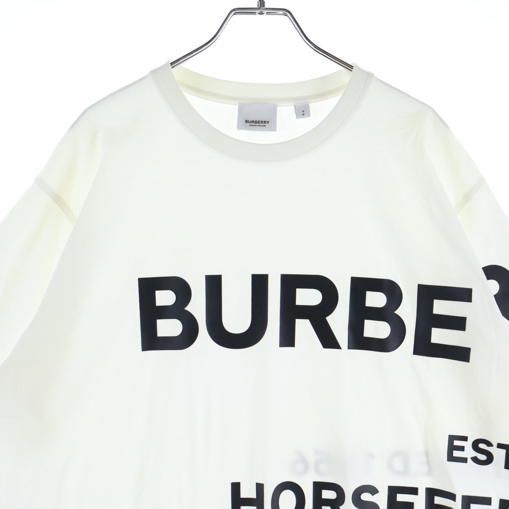 BURBERRY(バーバリー) ■BURBERRY ロゴTシャツ 白 コットン 8040691