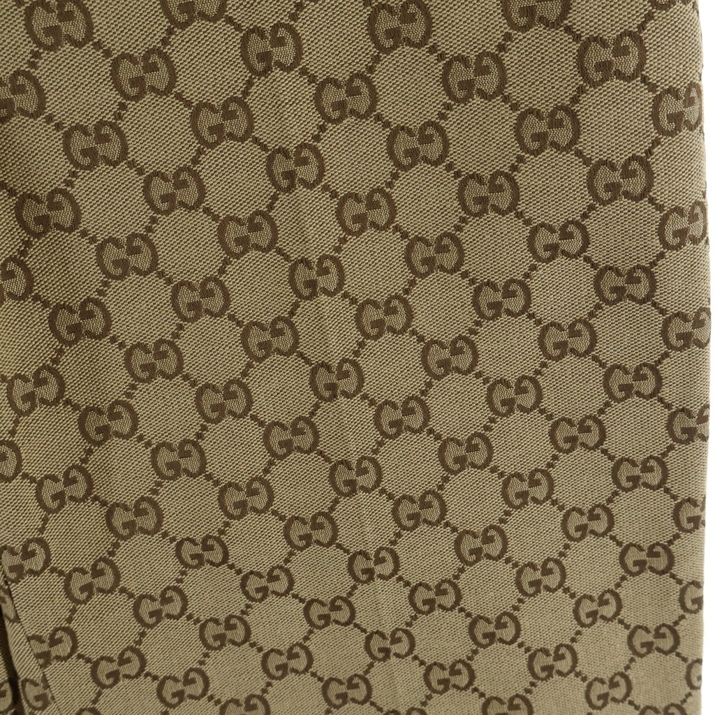 GUCCI(グッチ) GG CHINO PANTS GG総柄ロゴ チノパンツ ロングパンツ スラックス ジャカード ホースビット ポリエステル 820466 Z8BZK レディース