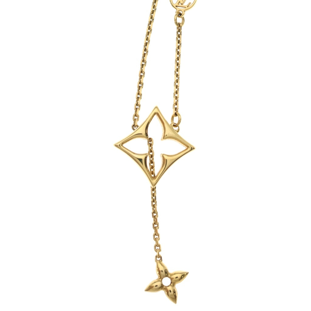LOUIS VUITTON(ルイヴィトン) LV フラワーグラム ネックレス ペンダント ゴールド M01234 レディース