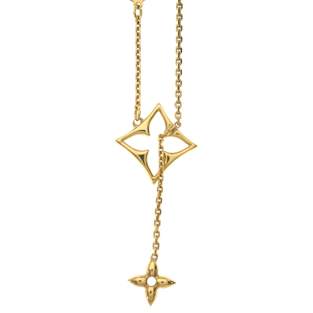 LOUIS VUITTON(ルイヴィトン) LV フラワーグラム ネックレス ペンダント ゴールド M01234 レディース