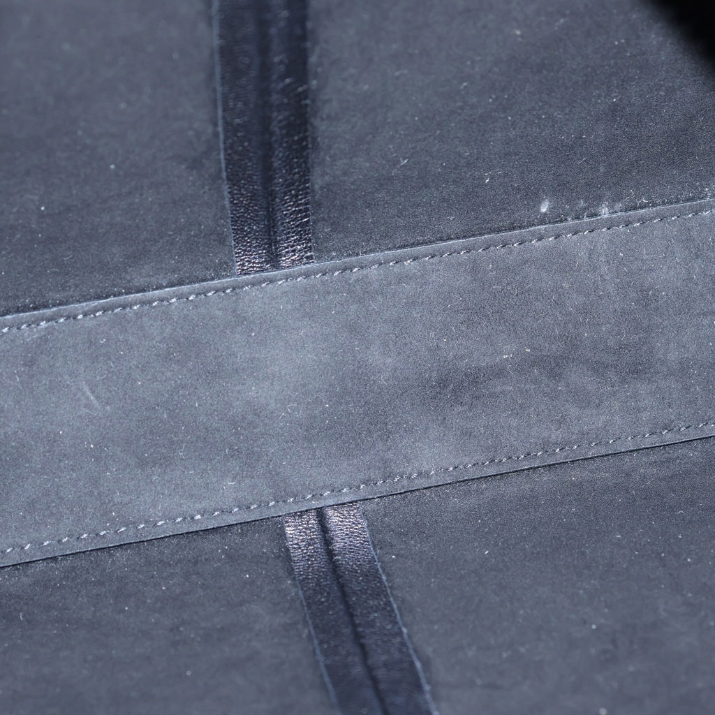 MM6 Maison Margiela(エムエムシックスメゾンマルジェラ) ドローストリング バケットバッグ ショルダーバッグ ブラック レザー SB1ZH0006 シルバー金具 レディース