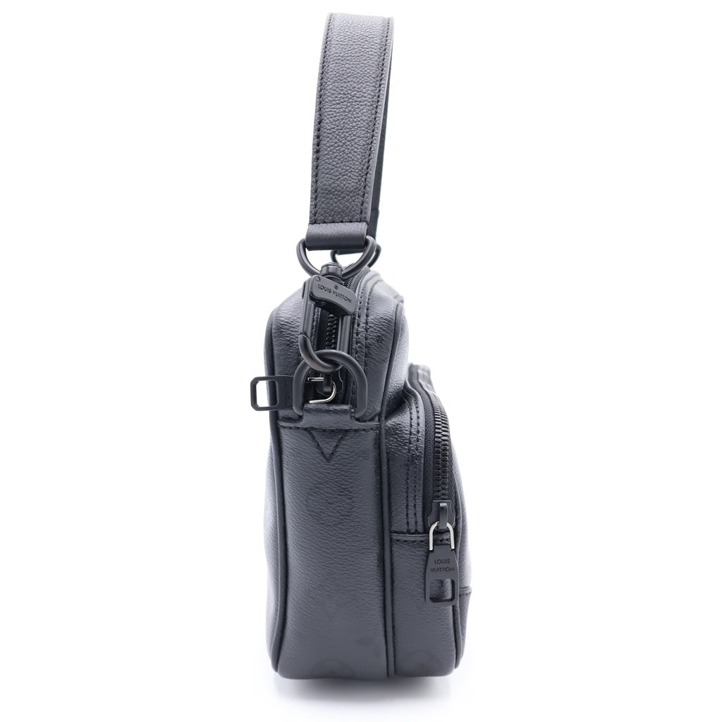 LOUIS VUITTON(ルイヴィトン) モノグラム ミッドナイト ナイル PVC レザー 2WAY ハンドバッグ ショルダーバッグ ICタイプ ブラック M26783 レディース