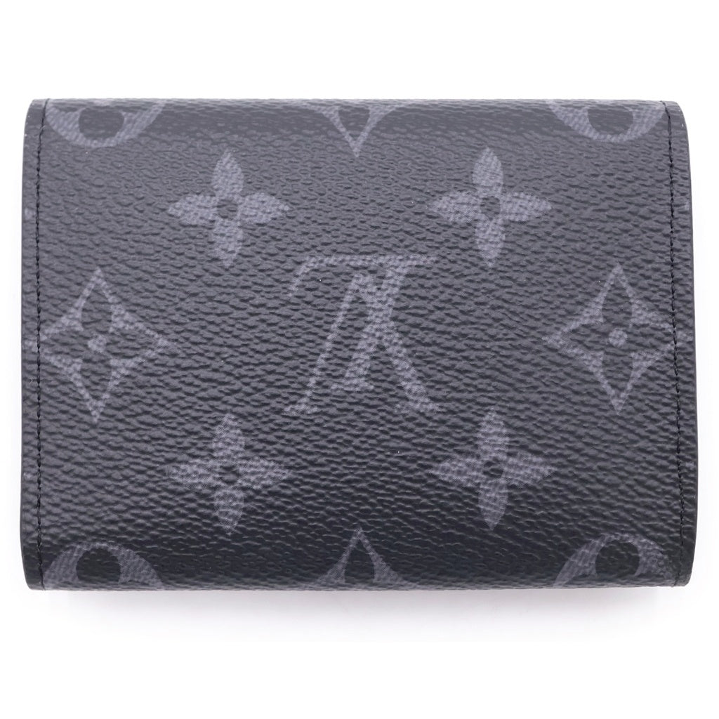 LOUIS VUITTON(ルイヴィトン) モノグラム エクリプス アンヴェロップ・カルト・ドゥ・ヴィジット レザー カードケース 名刺入れ コインケース パスケース ブラックM12874 I レディース