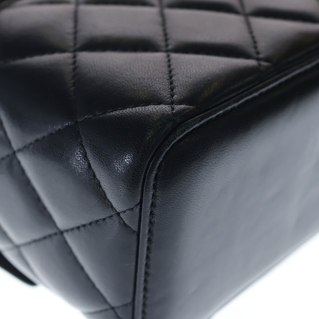 CHANEL(シャネル) マトラッセ バニティ チェーンショルダーバッグ ミニバッグ ブラック ラムスキン AP1341 ゴールド金具 レディース