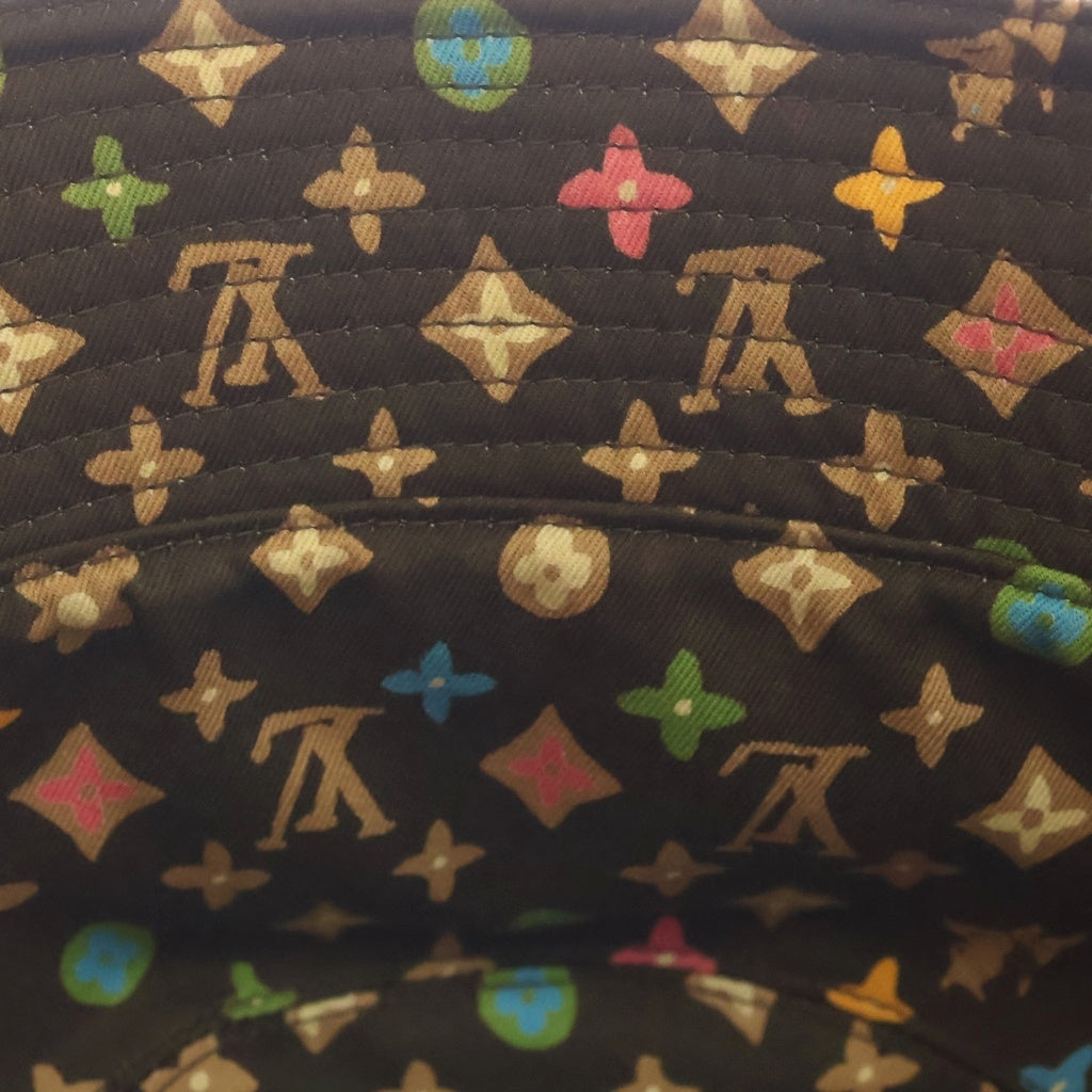 LOUIS VUITTON(ルイヴィトン) モノグラム クラギー リバーシブル マルチカラー バケットハット 帽子 ブラウン M7466L