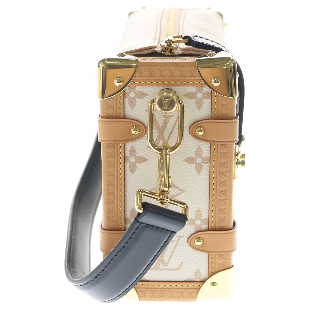 LOUIS VUITTON(ルイヴィトン) モノグラムデュンヌ サイドトランクMM PVC レザー 2WAY ハンドバッグ ショルダーバッグ ICタイプ ホワイト M46907 レディース