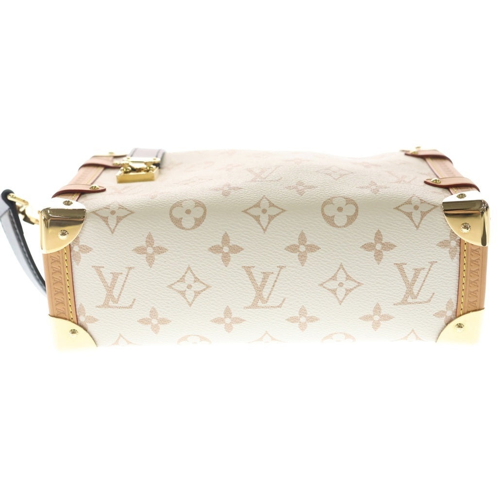 LOUIS VUITTON(ルイヴィトン) モノグラムデュンヌ サイドトランクMM PVC レザー 2WAY ハンドバッグ ショルダーバッグ ICタイプ ホワイト M46907 レディース