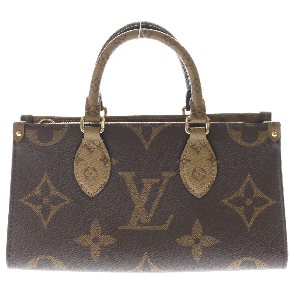 LOUIS VUITTON(ルイヴィトン) モノグラム オンザゴーEW PVC レザー 2WAY ハンドバッグ ショルダーバッグ ICタイプ M46653 レディース