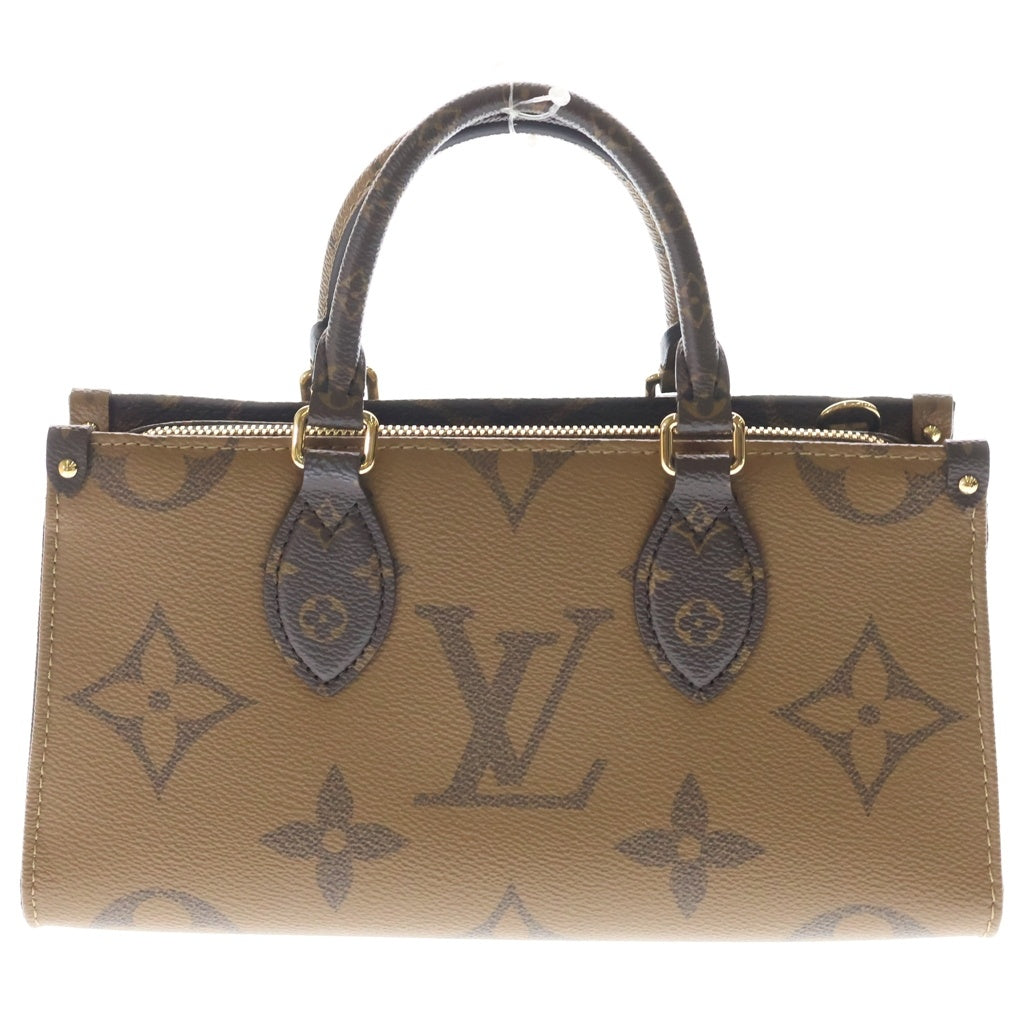 LOUIS VUITTON(ルイヴィトン) モノグラム オンザゴーEW PVC レザー 2WAY ハンドバッグ ショルダーバッグ ICタイプ M46653 レディース