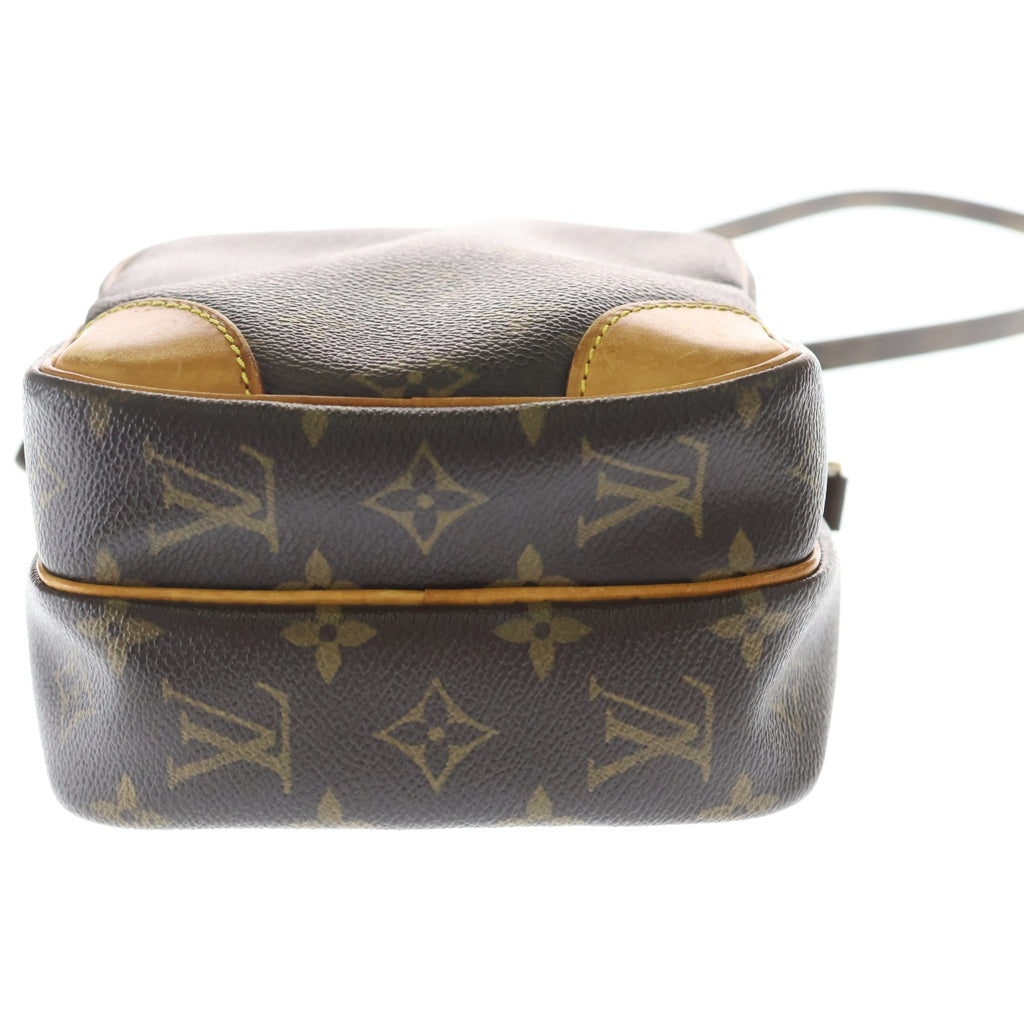 LOUIS VUITTON(ルイヴィトン) モノグラム アマゾン ショルダーバッグ ミニバッグ ブラウン レザー×PVC M45236 ゴールド金具 レディース