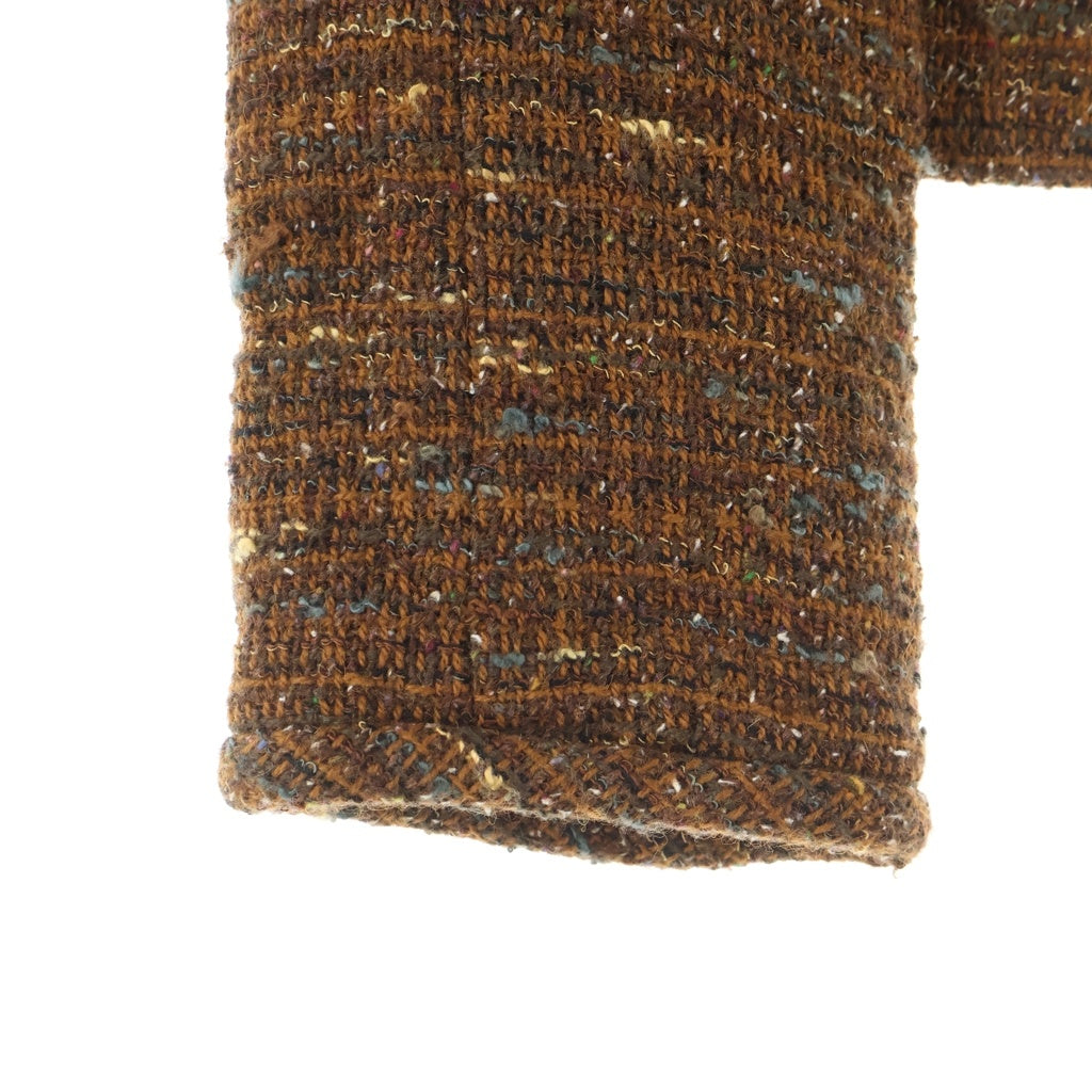 CHANEL(シャネル) 98AW archive Wool Tweed Blazer ココマークボタン ウールツイード ブレザー 1B テーラードジャケット ブラウン P12140V07047 レディース