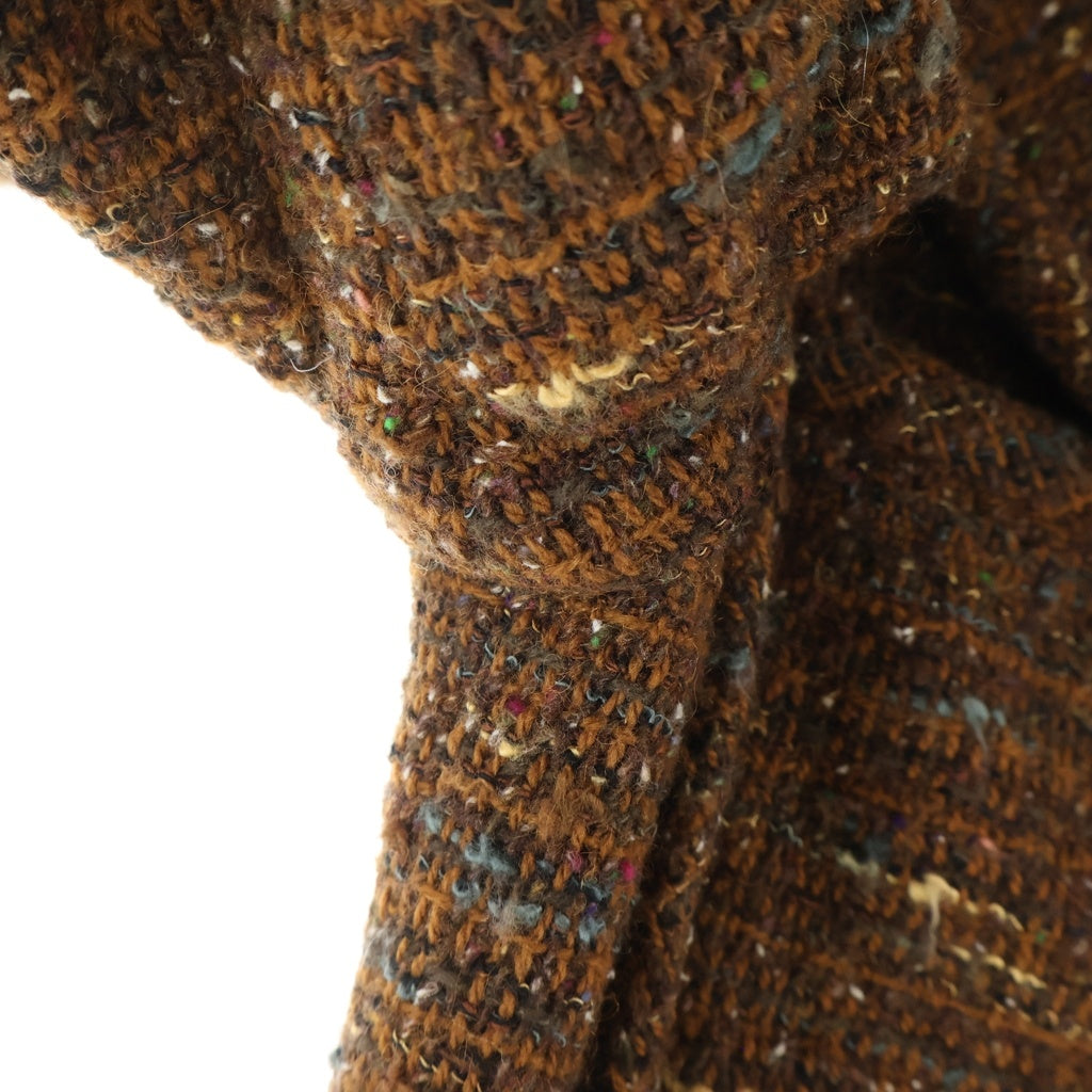 CHANEL(シャネル) 98AW archive Wool Tweed Blazer ココマークボタン ウールツイード ブレザー 1B テーラードジャケット ブラウン P12140V07047 レディース