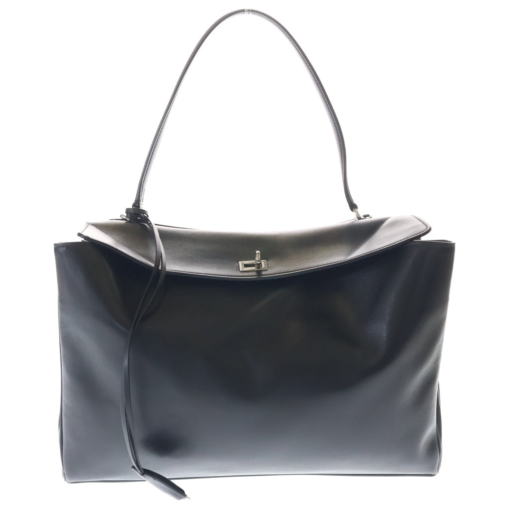 BALENCIAGA(バレンシアガ) ロデオ ミディアム レザー ハンド バッグ ブラック 789772