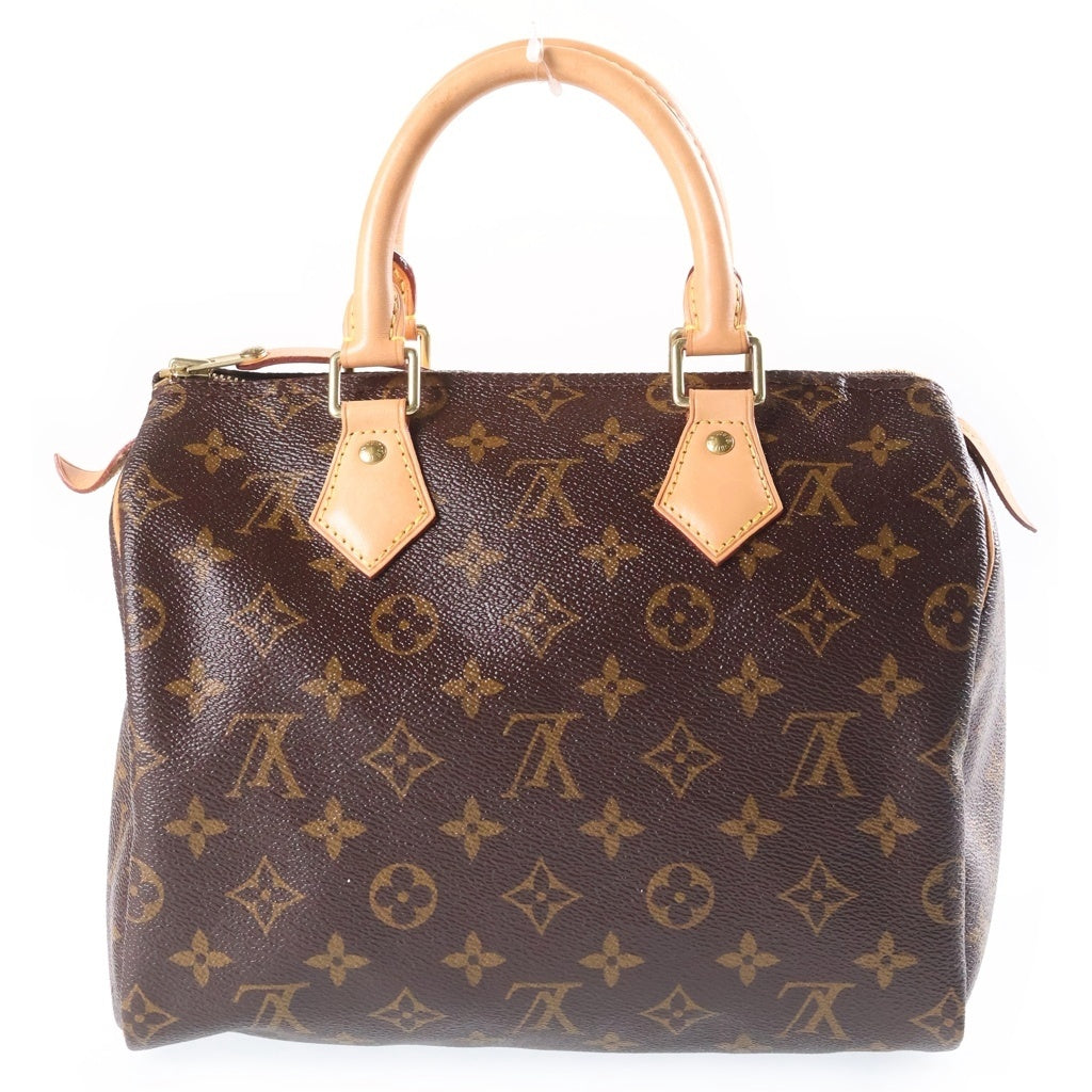 LOUIS VUITTON(ルイヴィトン) モノグラム スピーディ25 PVC レザー ハンドバッグ ミニボストンバッグ ブラウン M41109 レディース