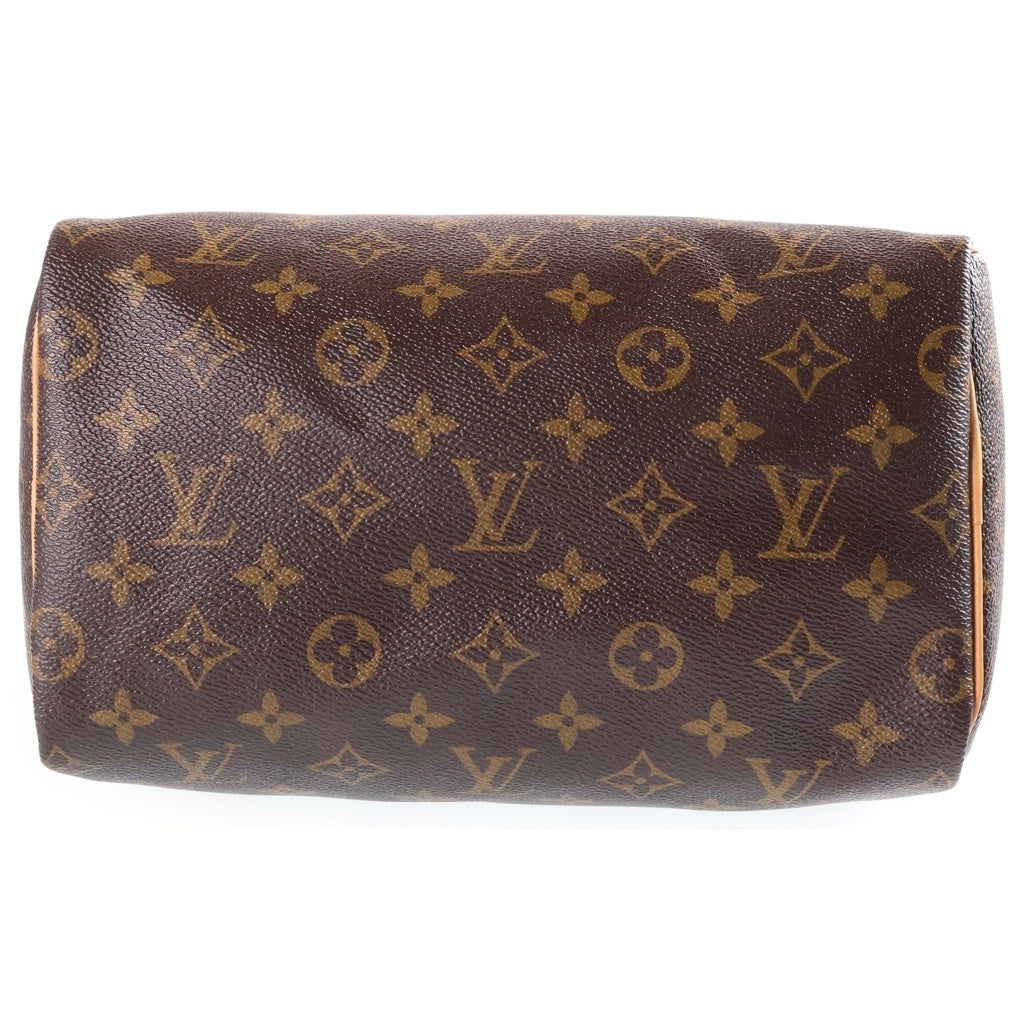 LOUIS VUITTON(ルイヴィトン) モノグラム スピーディ25 PVC レザー ハンドバッグ ミニボストンバッグ ブラウン M41109 レディース