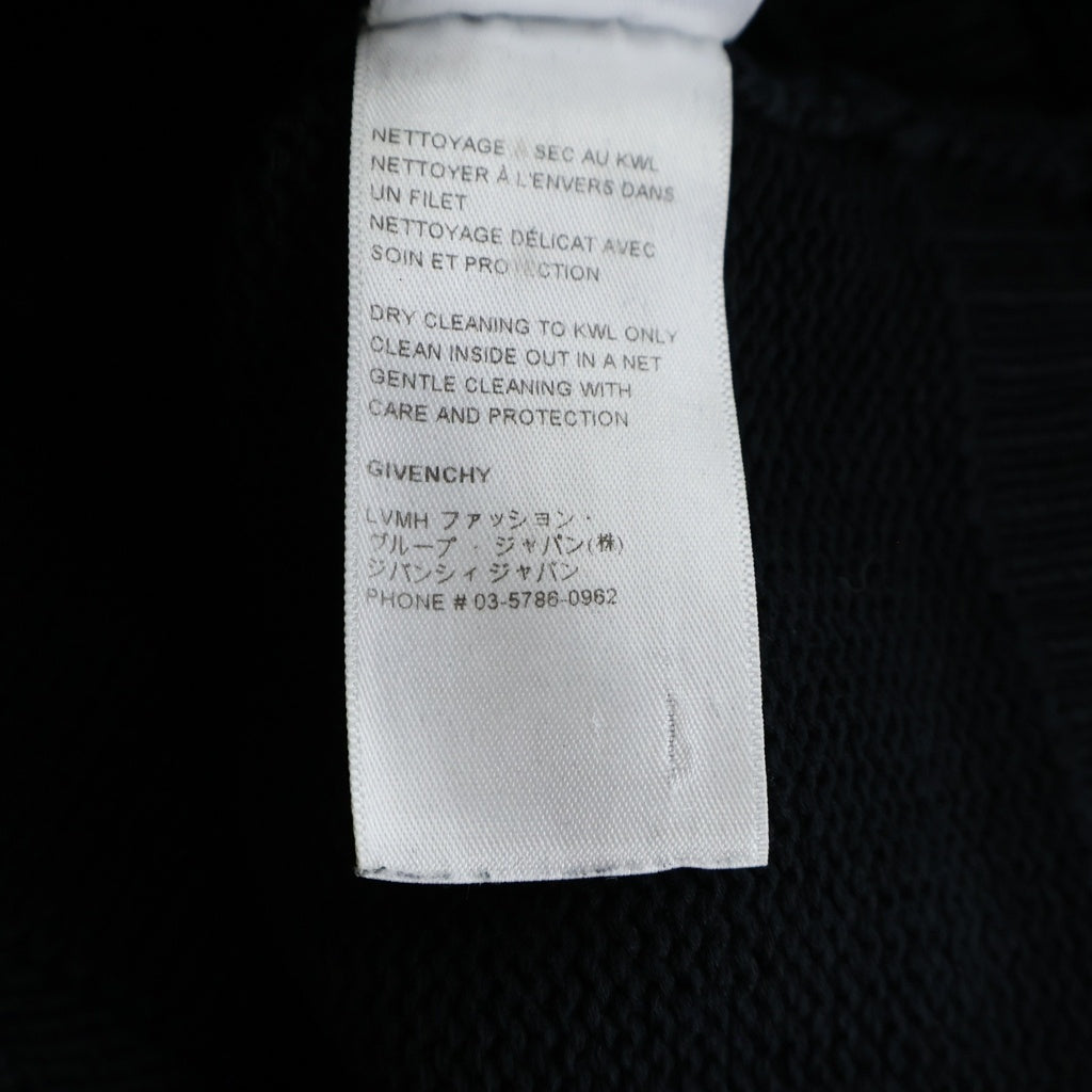 GIVENCHY(ジバンシィ) ロゴ 4G コットン クルーネック ニット セーター #XS ブラック BM90G9401M