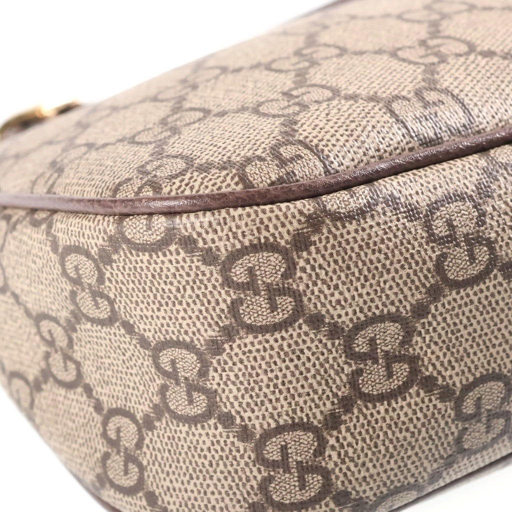 GUCCI(グッチ) オフィディア スモール GGスプリーム PVC レザー ミニショルダーバッグ ハンドバッグ ベージュ 735145 レディース