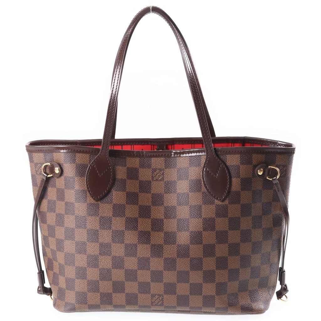 LOUIS VUITTON(ルイヴィトン) ダミエ ネヴァーフルPM PVC レザー トートバッグ ハンドバッグ ブラウン N51109 レディース