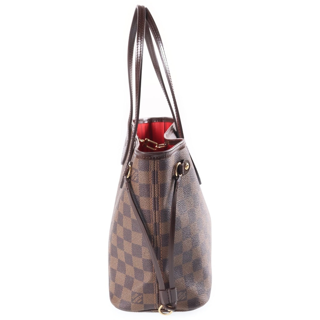LOUIS VUITTON(ルイヴィトン) ダミエ ネヴァーフルPM PVC レザー トートバッグ ハンドバッグ ブラウン N51109 レディース