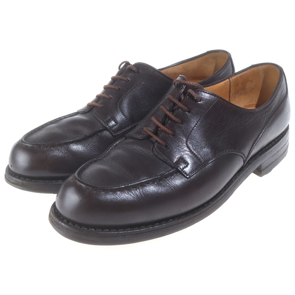 J.M.WESTON(ジェイエムウエストン) 641 GOLF Derby Shoes ゴルフ Uチップダービー ドレスシューズ 革靴 ラウンドトゥ ノヴォカーフ レザー ブラウン 31-217-641-21