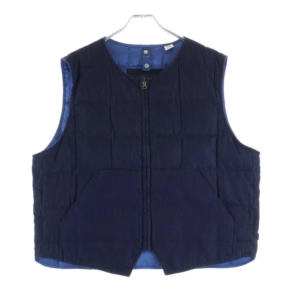 Levi's(リーバイス) 24AW 3-IN-1 TYPE-1 TRUCKER DENIM JACKET 1stタイプ オーバーサイズ デニムジャケット キルティングダウンベスト 3WAY ネイビー A8634-0000