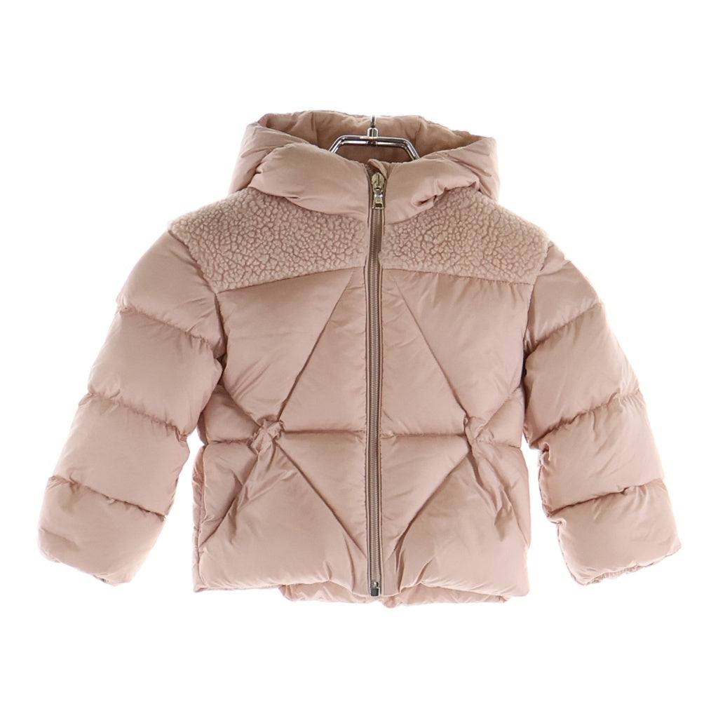 MONCLER(モンクレール) KIDS ARABETTE ダウンジャケット ボア切り替え ジップアップ キッズ ピンク G29511A56510