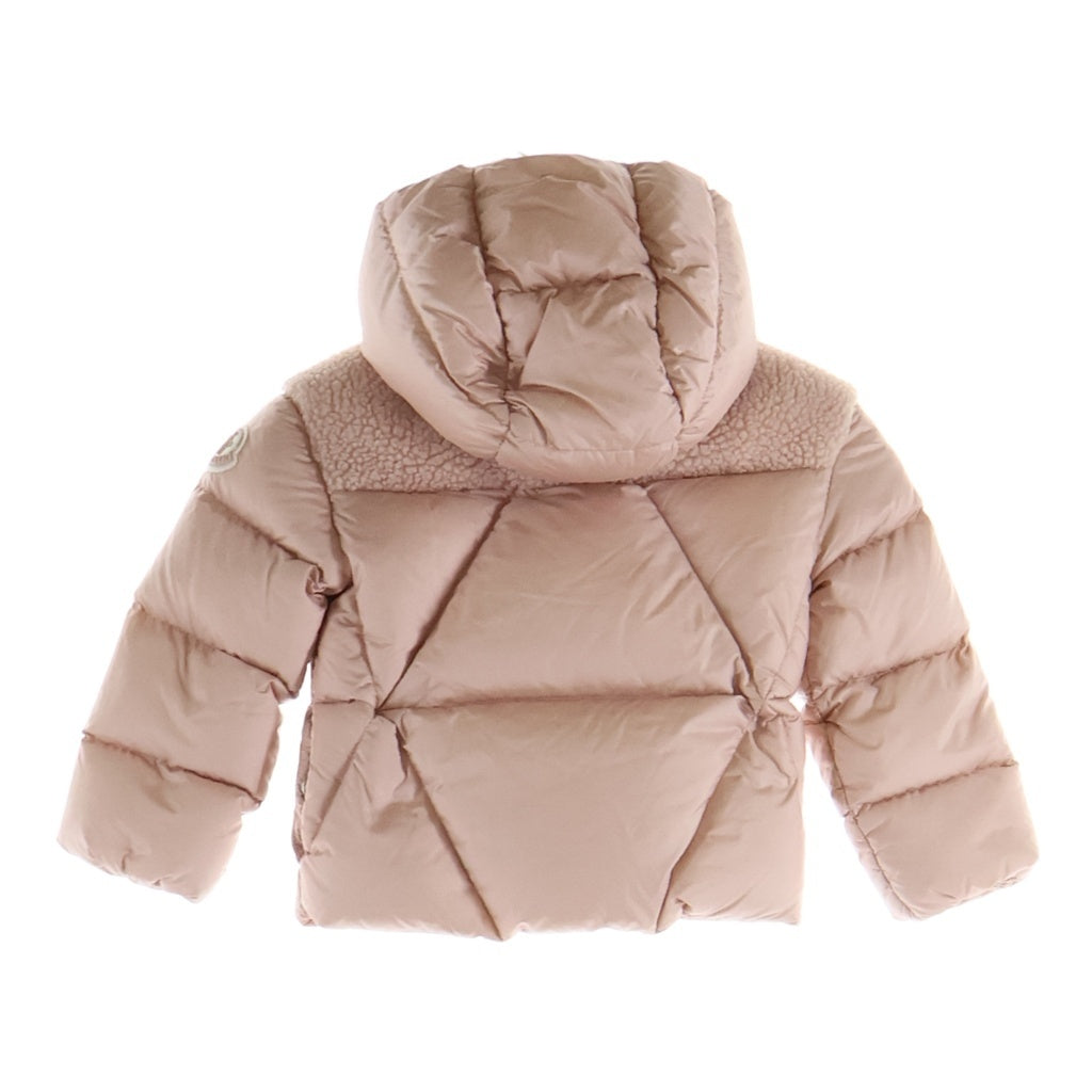 MONCLER(モンクレール) KIDS ARABETTE ダウンジャケット ボア切り替え ジップアップ キッズ ピンク G29511A56510