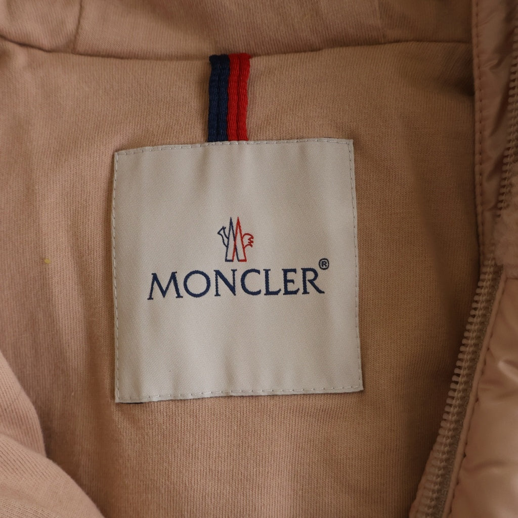 MONCLER(モンクレール) KIDS ARABETTE ダウンジャケット ボア切り替え ジップアップ キッズ ピンク G29511A56510