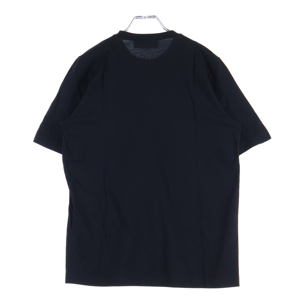 DSQUARED2(ディースクエアード) 21AW ICON LOGO PRINT S/S TEE フロントラバーロゴプリント 半袖Tシャツ カットソー ブラック S80GC0029