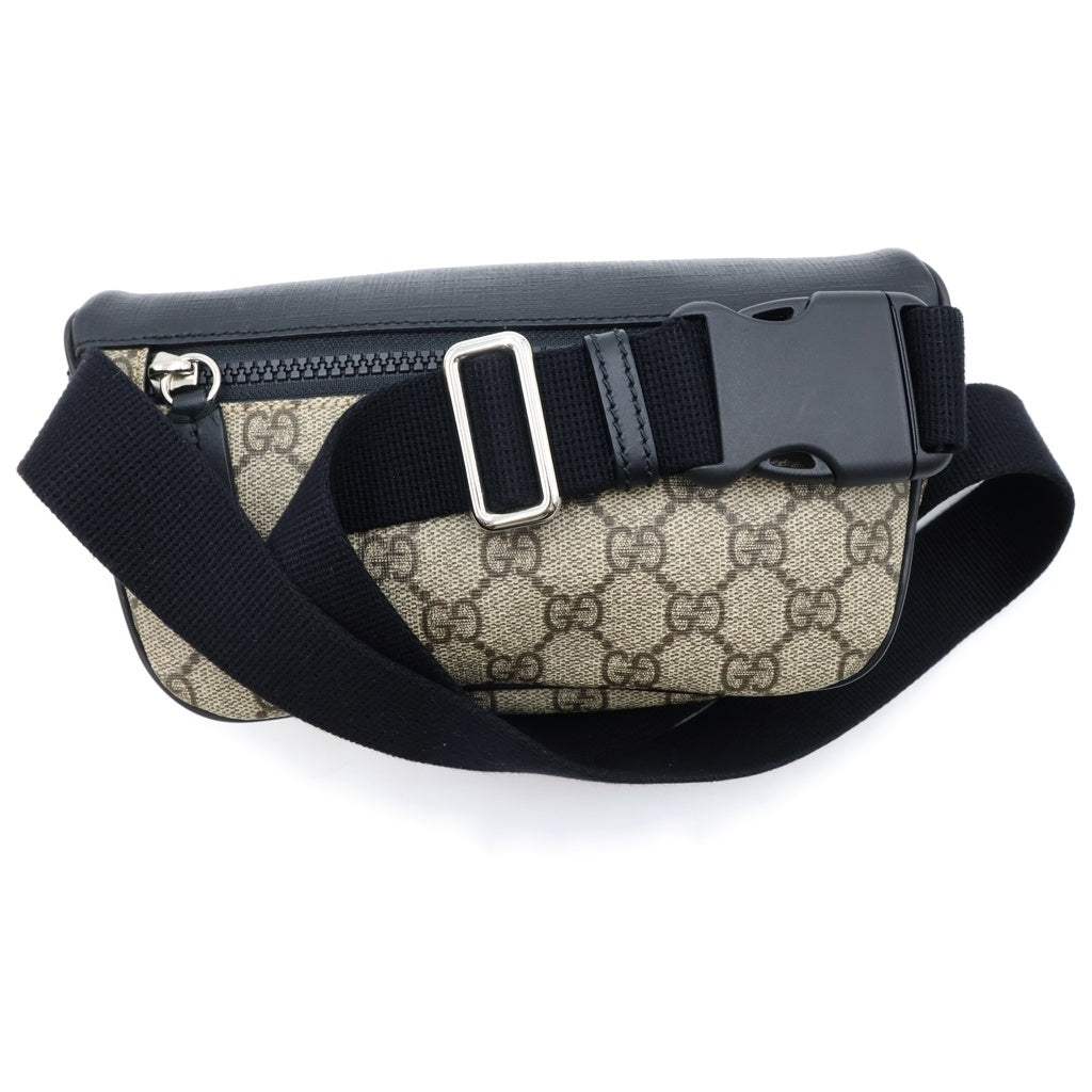 GUCCI(グッチ) GGスプリーム ボディバッグ ベージュ PVCレザー 450946