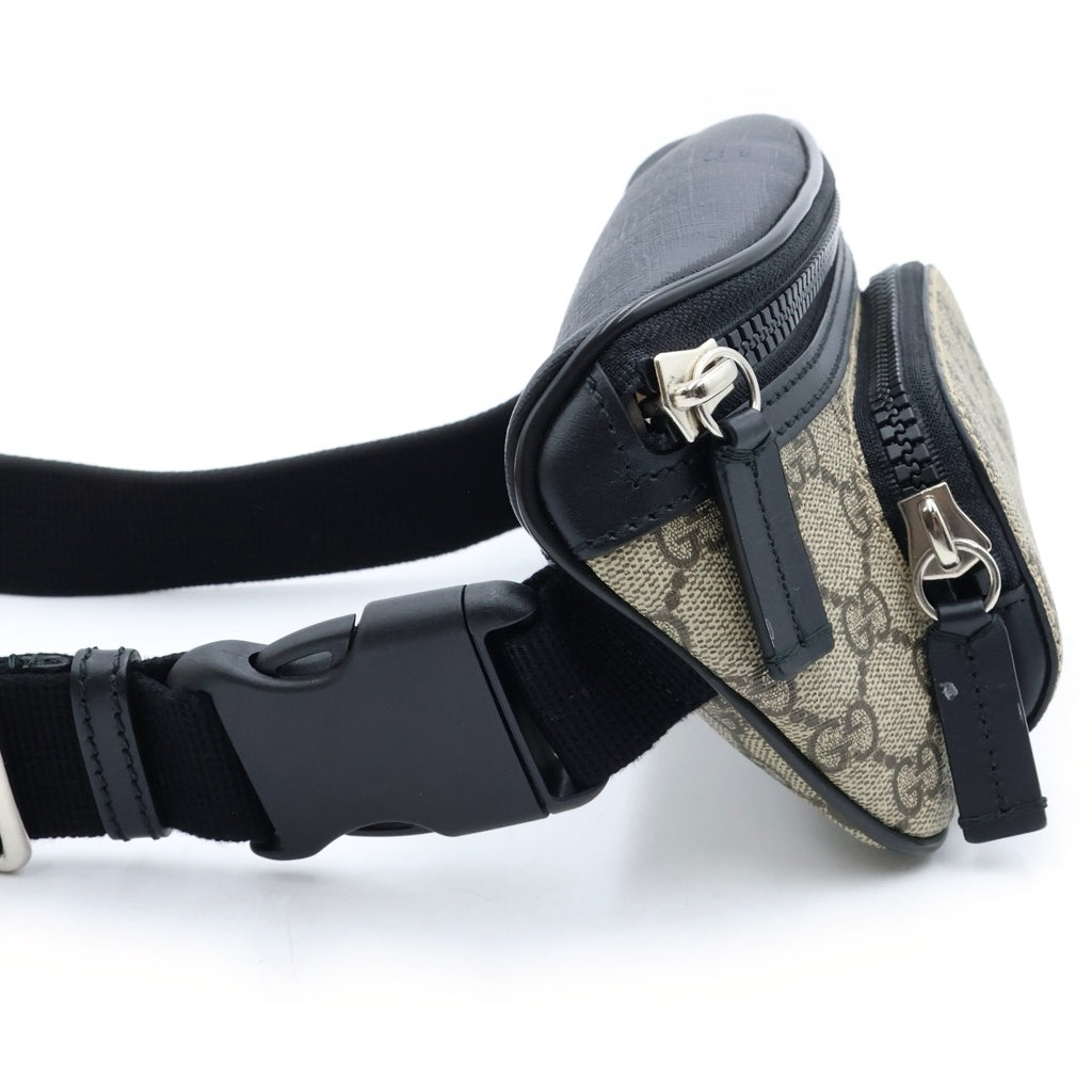 GUCCI(グッチ) GGスプリーム ボディバッグ ベージュ PVCレザー 450946