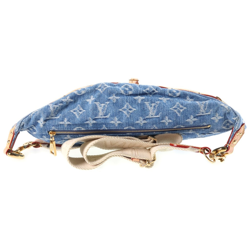 LOUIS VUITTON(ルイヴィトン) モノグラムデニム LV リミックス ハイ・ライズ ショルダーバッグ インディゴ デニム RFID M46837