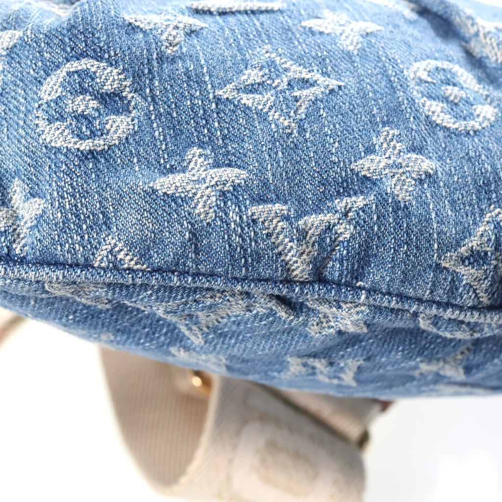 LOUIS VUITTON(ルイヴィトン) モノグラムデニム LV リミックス ハイ・ライズ ショルダーバッグ インディゴ デニム RFID M46837