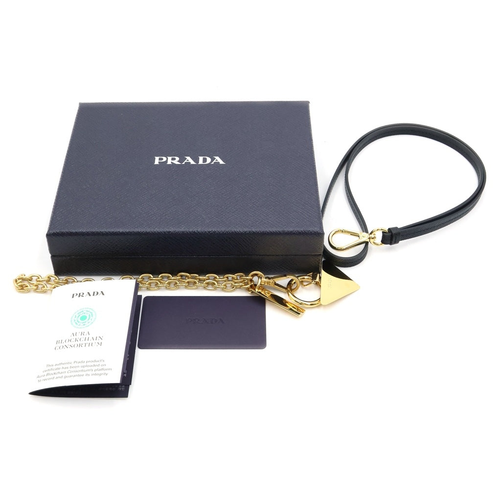 PRADA(プラダ) サフィアーノ カードケース レザー ブラック 1MC127 レディース