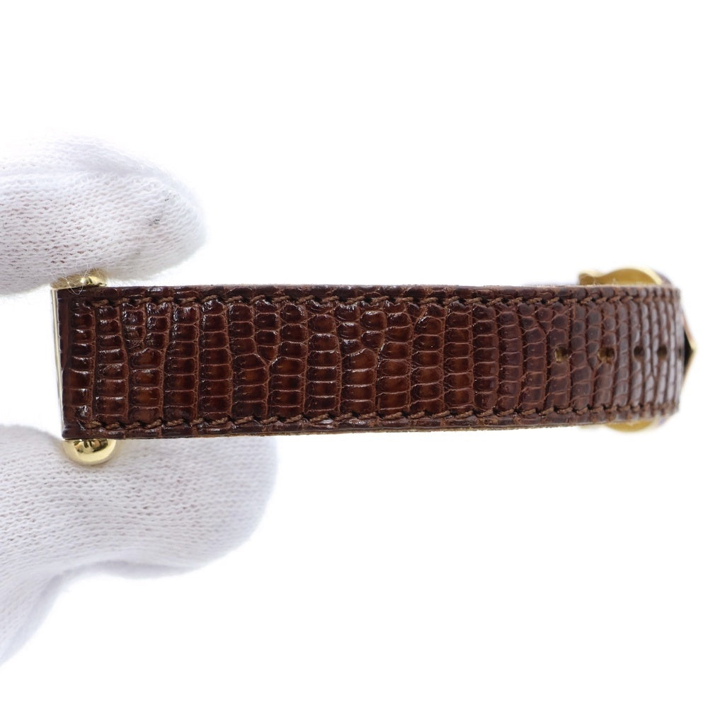 Cartier(カルティエ) マストタンクSM ヴェルメイユ ボルドー文字盤 レザーベルト SV925×GP 手巻き ヴィンテージ 腕時計 レディース