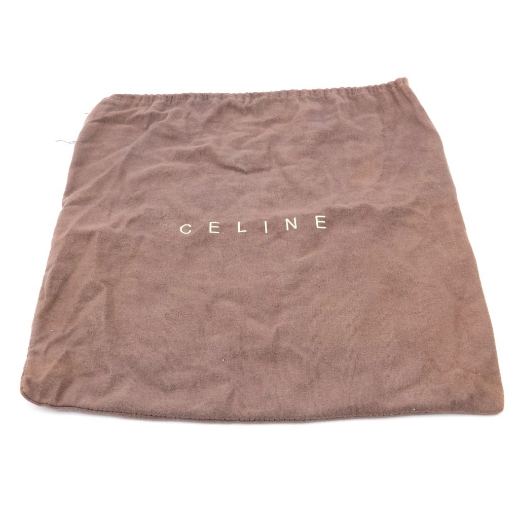 CELINE(セリーヌ) スタッズ デザイン ブギーバッグ ハンドバッグ ブラック レザー ゴールド金具 レディース
