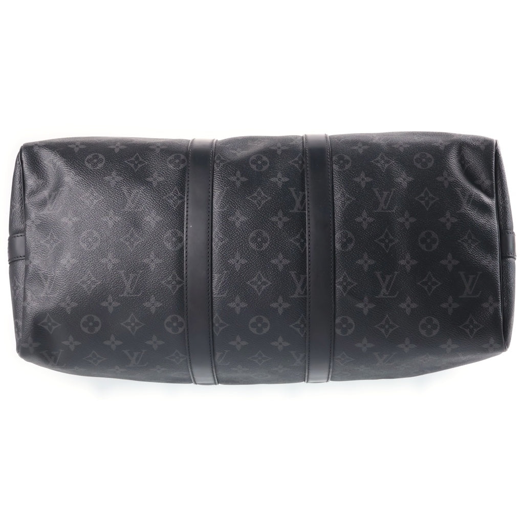 LOUIS VUITTON(ルイヴィトン) モノグラム エクリプス キーポル バンドリエール45 ハンド ボストンバッグ レザー ブラック M40569 レディース