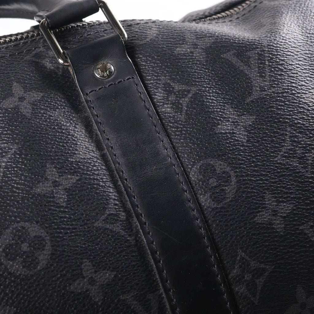 LOUIS VUITTON(ルイヴィトン) モノグラム エクリプス キーポル バンドリエール45 ハンド ボストンバッグ レザー ブラック M40569 レディース